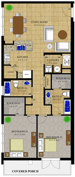 Gainesville Palms Sabal Floorplans